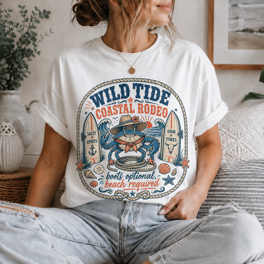 Wild Tide Coastal Rodeo Graphic Tee