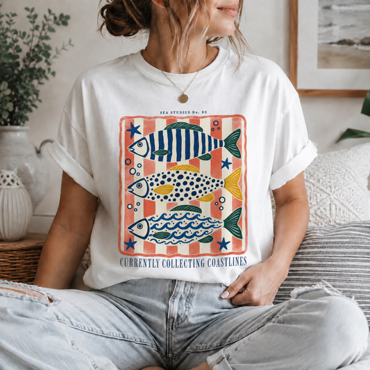 Currently Collecting Coastlines Travel Graphic Tee